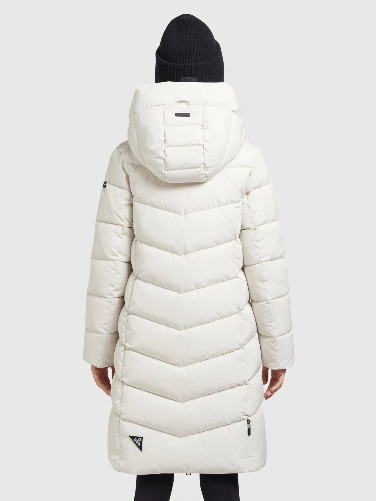 Khujo Manteaux De Mi-saison Manteau Mi-saison Klayd Femme Blanc Cassé 6 Khujo Manteaux De Mi-saison Manteau Mi-saison Klayd Femme Blanc Cassé – Image 4