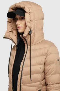 Khujo Manteaux Dhiver Manteau D’hiver Ingram 2 Femme Beige Foncé -Khujo Soldes Magasin 756bf3770984025dc4aa87c7ab157e74