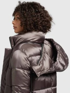 Khujo Manteaux Dhiver Manteau D’hiver Julina Femme Taupe -Khujo Soldes Magasin 75a16c369d76192815fea59c09ed5fb9