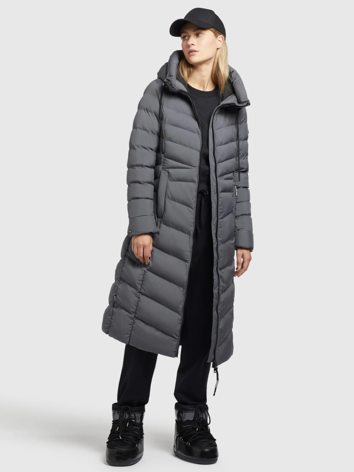 Khujo Manteaux Dhiver Manteau D’hiver Ingram Femme Anthracite 5 Khujo Manteaux Dhiver Manteau D’hiver Ingram Femme Anthracite – Image 3