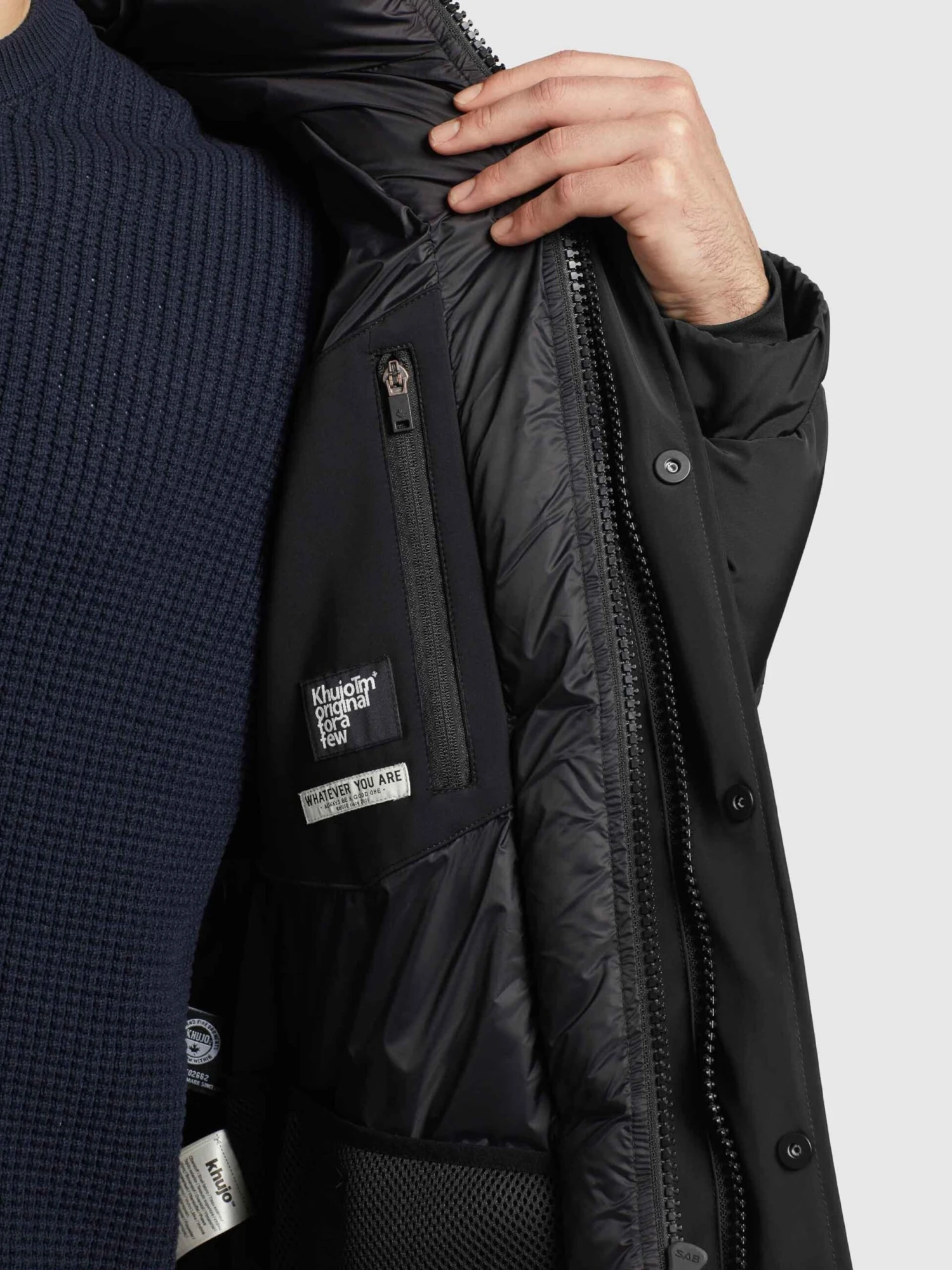 Khujo Vestes Dhiver Veste D’hiver Bizkit Homme Noir 10 Khujo Vestes Dhiver Veste D’hiver Bizkit Homme Noir – Image 8