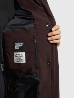 Khujo Manteaux De Mi-saison Manteau Mi-saison Namita Femme Lie De Vin -Khujo Soldes Magasin 781eb73dd0153dc892e929265835f689