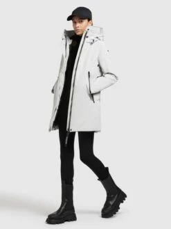 Khujo Vestes Dhiver Veste D’hiver Viona 3 Femme Gris Clair -Khujo Soldes Magasin 7872598079e16a635fa2fec08ae3a596