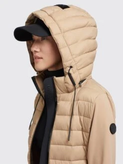 Khujo Manteaux Dhiver Manteau D’hiver RUTH MATT Femme Beige -Khujo Soldes Magasin 78b79c68ab5052f8f8a02c81e3f8da9a