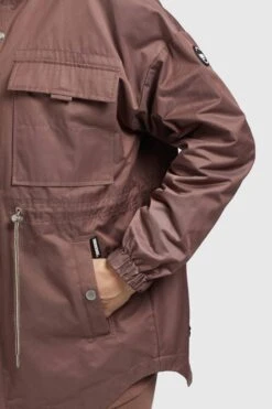 Khujo Vestes De Mi-saison Veste Mi-saison PRAYATA Femme Marron -Khujo Soldes Magasin 79dd52900b1179200270b7ada7199ebc