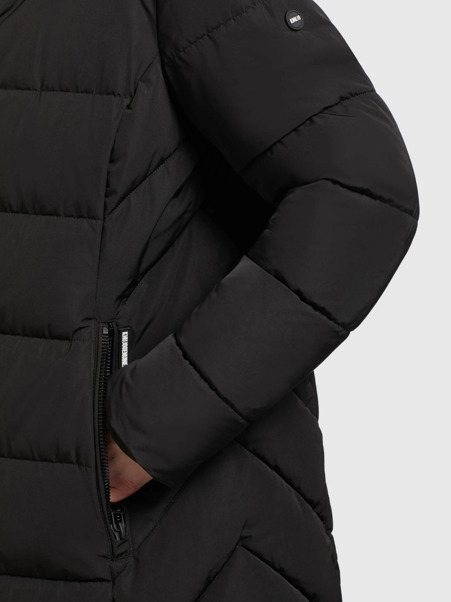 Khujo Manteaux Dhiver Manteau D’hiver Gamber Femme Noir 10 Khujo Manteaux Dhiver Manteau D’hiver Gamber Femme Noir – Image 8