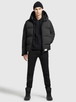 Khujo Vestes Dhiver Veste D’hiver Rodney 2 Homme Noir -Khujo Soldes Magasin 7c04260e06b0a656d54d68d24e86d374