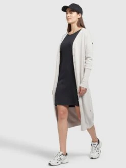 Khujo Gilets Cardigan Elina Femme Crème -Khujo Soldes Magasin 7d6b2017e7e48bf3face8b341f41eb19