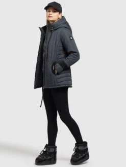 Khujo Vestes Dhiver Veste D’hiver TWEETY PRIME6 STRUCTURED Femme Bleu -Khujo Soldes Magasin 7f49727adad1caa6548fe006c9f7e97f