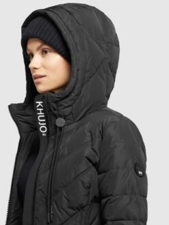 Khujo Vestes De Mi-saison Veste Mi-saison Stern Femme Noir -Khujo Soldes Magasin 7f82c3ae1bc86eaedc52f877d48df897