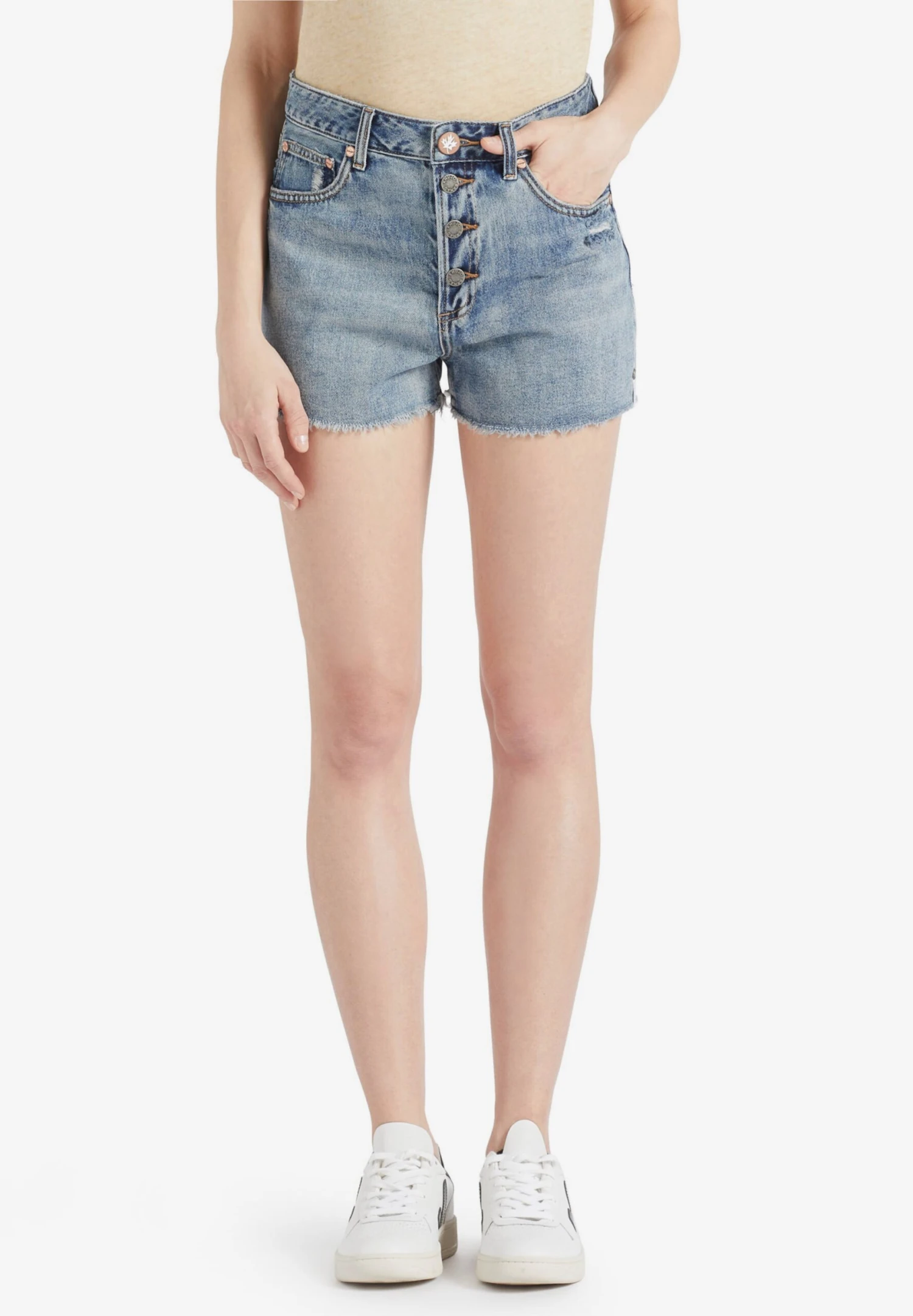 Khujo Shorts En Jean Loosefit Jean Anouk Femme Bleu 4 Khujo Shorts En Jean Loosefit Jean Anouk Femme Bleu – Image 2