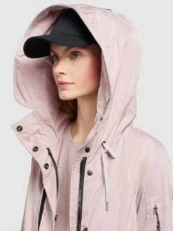 Khujo Parkas Parka Mi-saison DAYES Femme Rose -Khujo Soldes Magasin 80e917d8104c1fb21b41bad8dae226bf