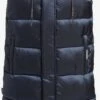 Khujo Vestes Sans Manches Gilet Tourin Femme Bleu Marine -Khujo Soldes Magasin 83e742e2c160a49cd6ddca374b39360d