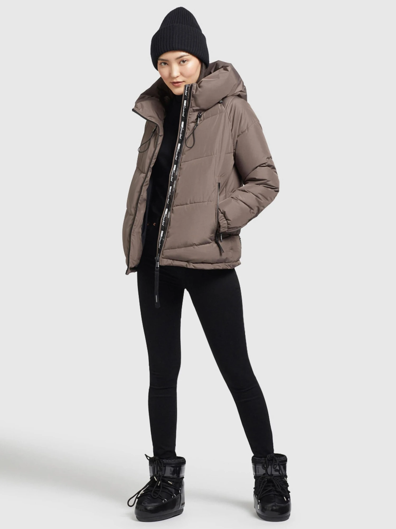 Khujo Vestes Dhiver Veste D’hiver Esila Femme Moka 4 Khujo Vestes Dhiver Veste D’hiver Esila Femme Moka – Image 2