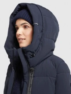 Khujo Manteaux Courts Manteau D’hiver Wente Femme Bleu Foncé -Khujo Soldes Magasin 8684c5e4629a6cb85d8b74ff3550e2be