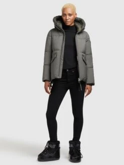 Khujo Vestes Dhiver Veste D’hiver Japura 2 Femme Kaki -Khujo Soldes Magasin 86956527b954a0dcb6d38f602e424de0