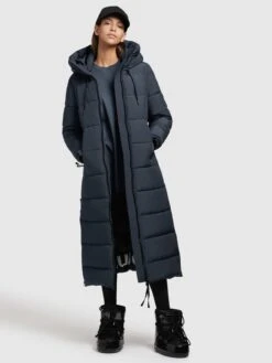 Khujo Manteaux Dhiver Manteau D’hiver Deria Femme Bleu Foncé -Khujo Soldes Magasin 86d3fb1490e7e79ede4a9d245e8aefef