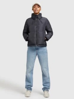 Khujo Vestes Dhiver Veste D’hiver Tuba 3 Femme Bleu Fumé -Khujo Soldes Magasin 87708842277a56166a8294683e539666