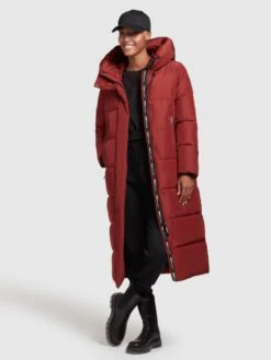 Khujo Manteaux Dhiver Manteau D’hiver Soulani Femme Rouge Rouille -Khujo Soldes Magasin 886cd4dbb7f1d35b188f4401ff911746