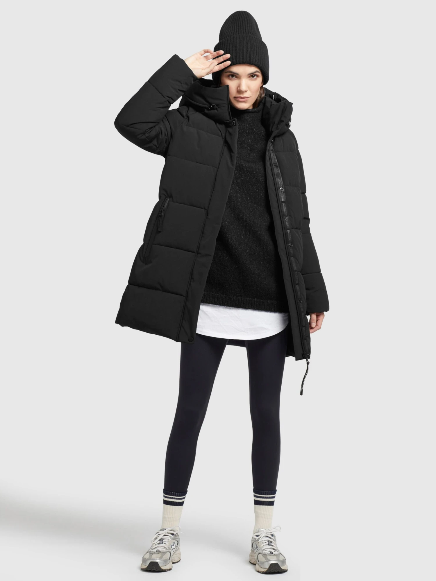 Khujo Manteaux Courts Manteau D’hiver Wente Femme Noir 8 Khujo Manteaux Courts Manteau D’hiver Wente Femme Noir – Image 6