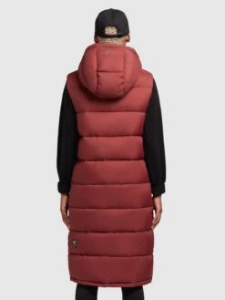 Khujo Vestes Sans Manches Gilet Magneta Femme Rouge Rouille -Khujo Soldes Magasin 8e7d5deb7709e844cd367bbb566344b2