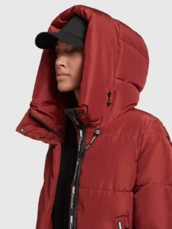 Khujo Manteaux Dhiver Manteau D’hiver Soulani Femme Rouge Rouille -Khujo Soldes Magasin 8e86e56f7ba5e09ee90b101192e9b26b