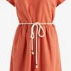 Khujo Mini-robes Robe ASBA Femme Orange -Khujo Soldes Magasin 8fbb2a7a31eb31ce59be207b820e80a5