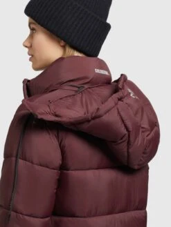 Khujo Manteaux Dhiver Manteau D’hiver Julina Femme Rouge Foncé -Khujo Soldes Magasin 9041ee2d7f0755796370a6b4924c4512