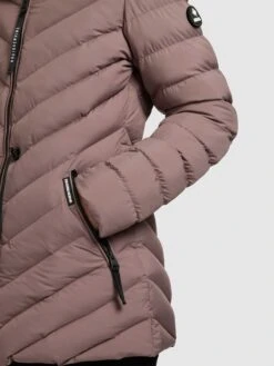 Khujo Vestes De Mi-saison Veste Mi-saison Noomi Femme Rose Ancienne -Khujo Soldes Magasin 9277999af71edfef480d3471d5128daa