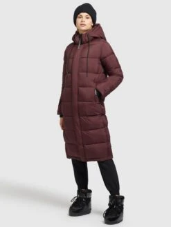 Khujo Manteaux Dhiver Manteau D’hiver Julina Femme Rouge Foncé -Khujo Soldes Magasin 9394b22073b1bd22ced99c56cc47059d