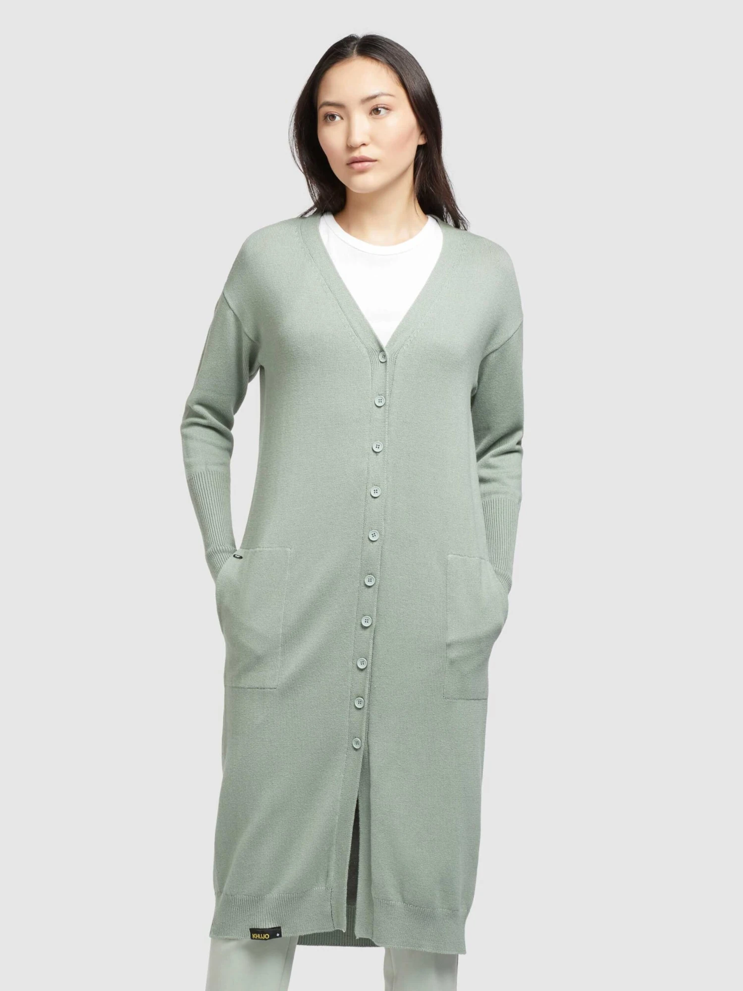 Khujo Gilets Cardigan Elina Femme Menthe 4 Khujo Gilets Cardigan Elina Femme Menthe â Image 2