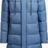 Khujo Manteaux Dhiver Manteau D’hiver Julina Femme Bleu