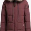 Khujo Manteaux Dhiver Manteau D’hiver Cloren Femme Rouge Foncé -Khujo Soldes Magasin 9711ee40d2cb200f9f3f1551567957ab