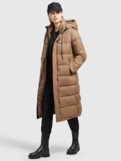 Khujo Manteaux Dhiver Manteau D’hiver Julina Femme Noisette -Khujo Soldes Magasin 999d073715cd7217fecac57c7e9c5865