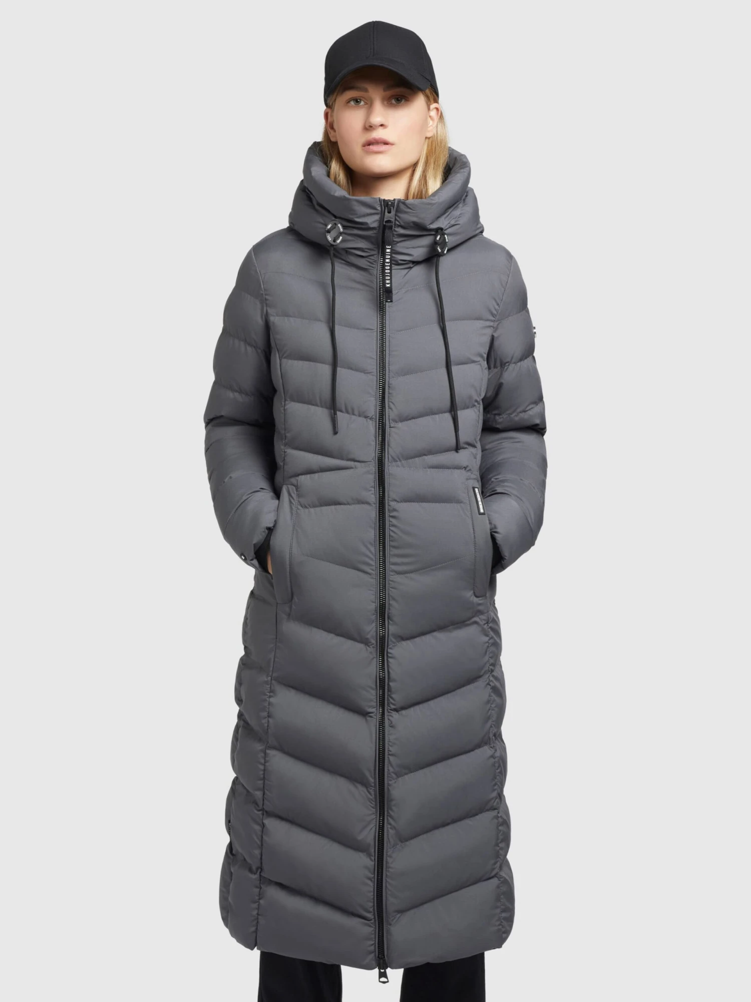 Khujo Manteaux Dhiver Manteau D’hiver Ingram Femme Anthracite 4 Khujo Manteaux Dhiver Manteau D’hiver Ingram Femme Anthracite – Image 2