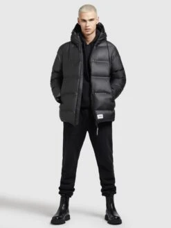 Khujo Vestes De Mi-saison Veste Mi-saison Nabor Homme Noir -Khujo Soldes Magasin 9c59cc9d03dd4cf740fa32e28e708dc2