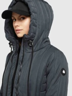 Khujo Vestes Dhiver Veste D’hiver TWEETY PRIME6 STRUCTURED Femme Bleu -Khujo Soldes Magasin 9d9cc31d1e684dc582b8c9a150cfecd3