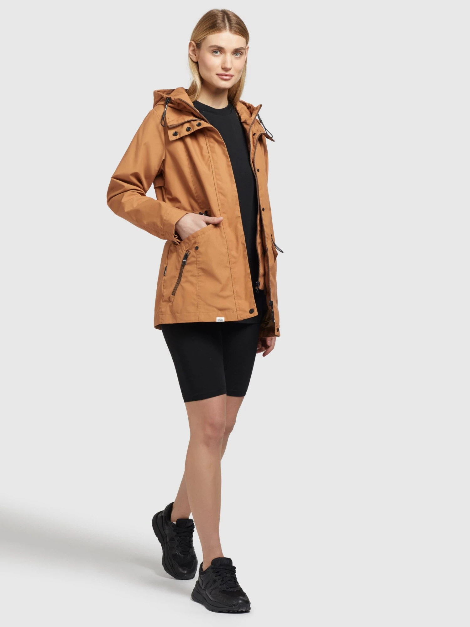 Khujo Parkas Parka Mi-saison FELINA Femme Camel 7 Khujo Parkas Parka Mi-saison FELINA Femme Camel – Image 5