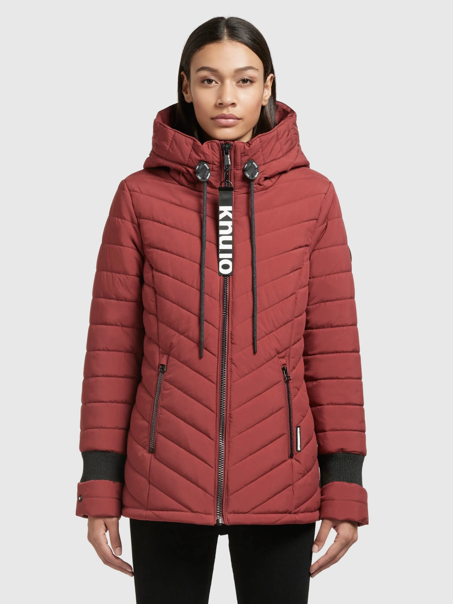 Khujo Vestes Dhiver Veste D’hiver Patt Femme Rouge Rouille 4 Khujo Vestes Dhiver Veste D’hiver Patt Femme Rouge Rouille – Image 2