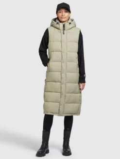 Khujo Vestes Sans Manches Gilet Magneta Femme Vert Pastel -Khujo Soldes Magasin a09bb073cdbf09af6ec808c32c23eee6