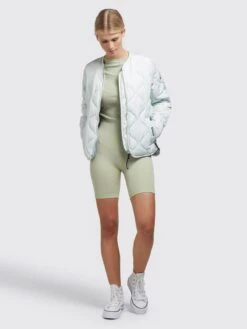 Khujo Vestes De Mi-saison Veste Mi-saison Alma Femme Vert Clair -Khujo Soldes Magasin a1084b4ffa83bc169898a441e12836eb