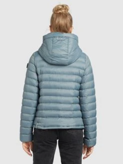 Khujo Vestes De Mi-saison Veste Mi-saison Lovina Femme Bleu-gris -Khujo Soldes Magasin a17338fe48f24b2de64f44f6f8a090f9