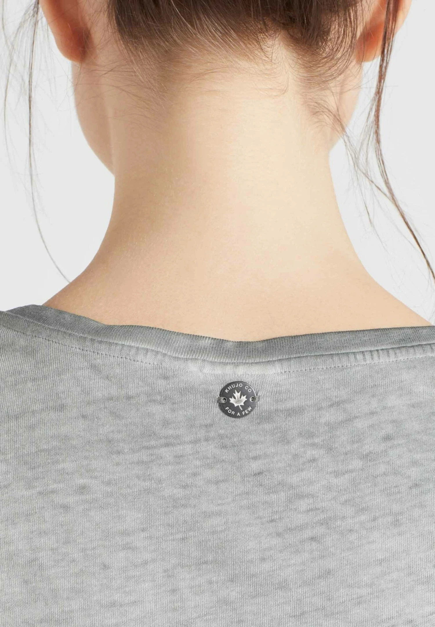 Khujo T-shirts T-shirt Pergola Femme Gris Foncé / Gris Chiné 8 Khujo T-shirts T-shirt Pergola Femme Gris Foncé / Gris Chiné – Image 6