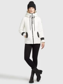 Khujo Vestes Dhiver Veste D’hiver Femme Blanc -Khujo Soldes Magasin a1f5e631c8e85dde975797c73ea090da