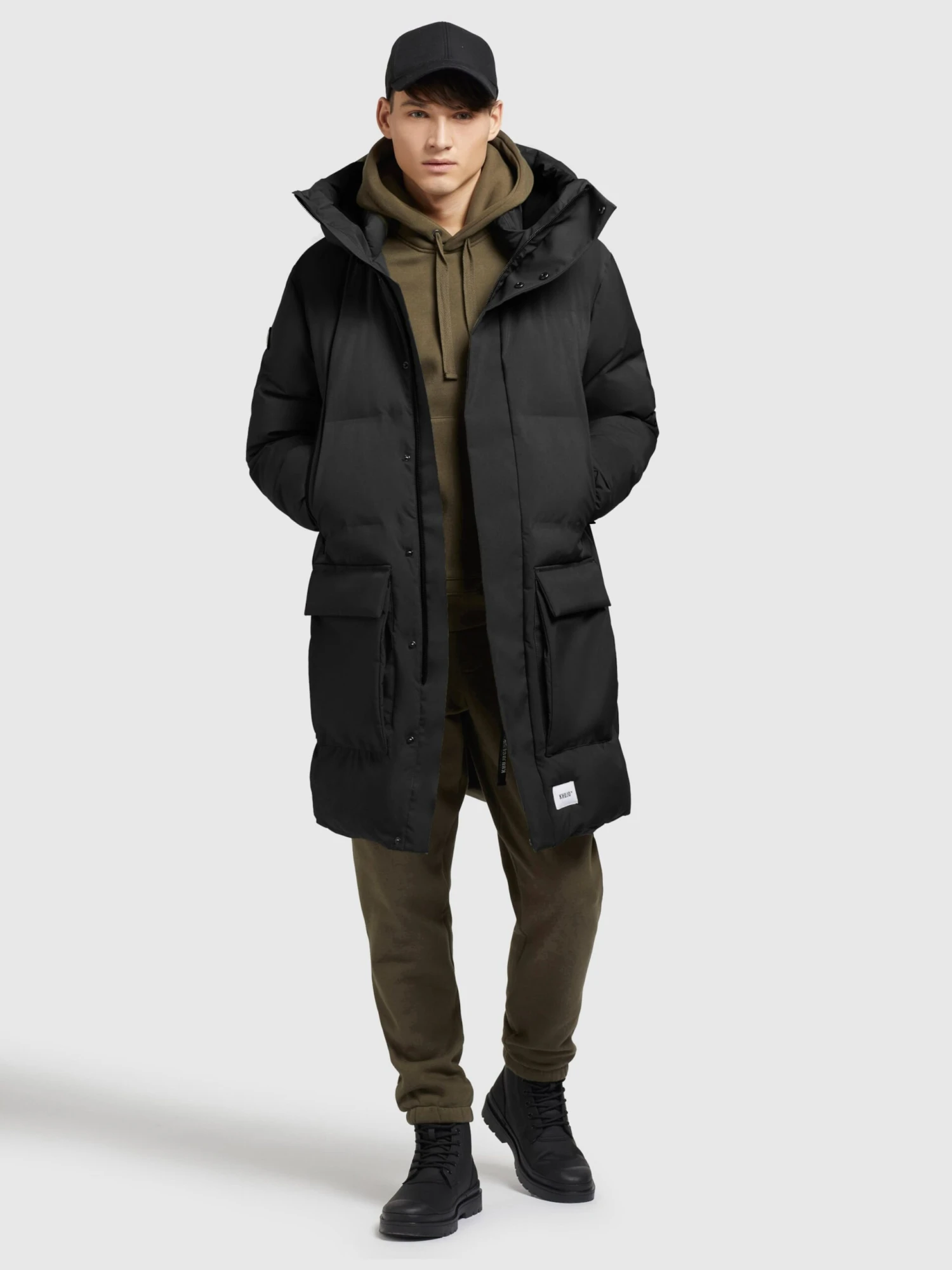 Khujo Manteaux Dhiver Manteau D’hiver Slow Homme Noir 8 Khujo Manteaux Dhiver Manteau D’hiver Slow Homme Noir – Image 6