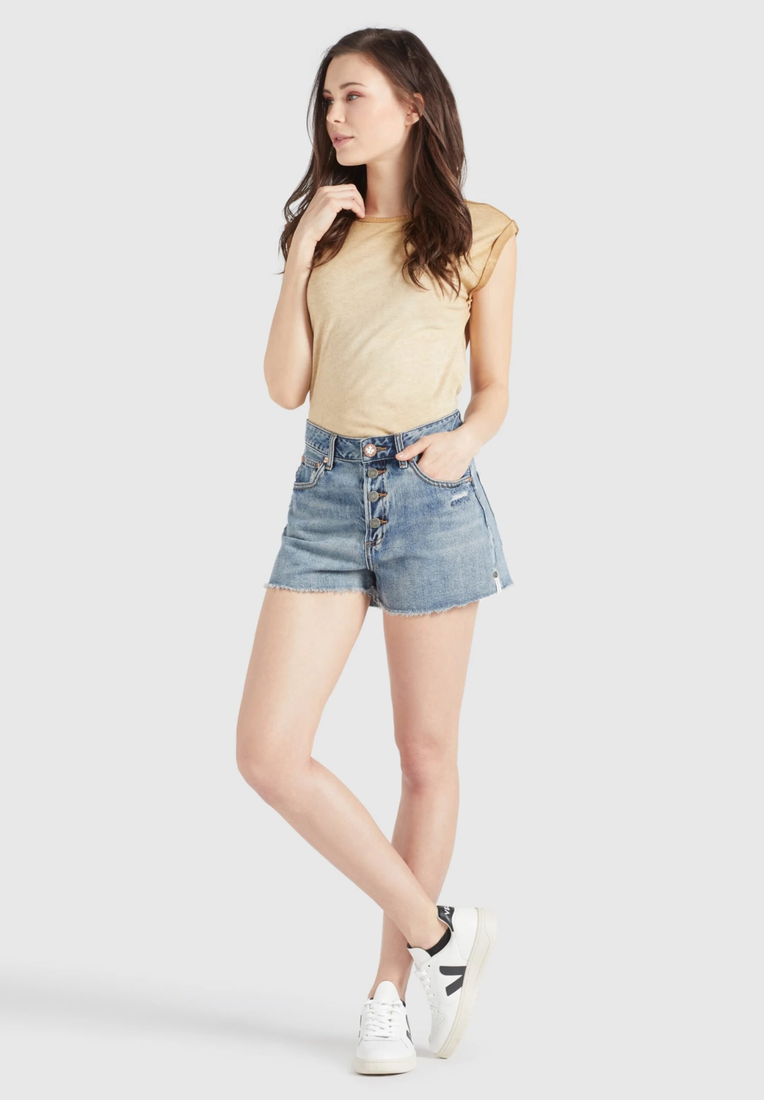 Khujo Shorts En Jean Loosefit Jean Anouk Femme Bleu 8 Khujo Shorts En Jean Loosefit Jean Anouk Femme Bleu – Image 6