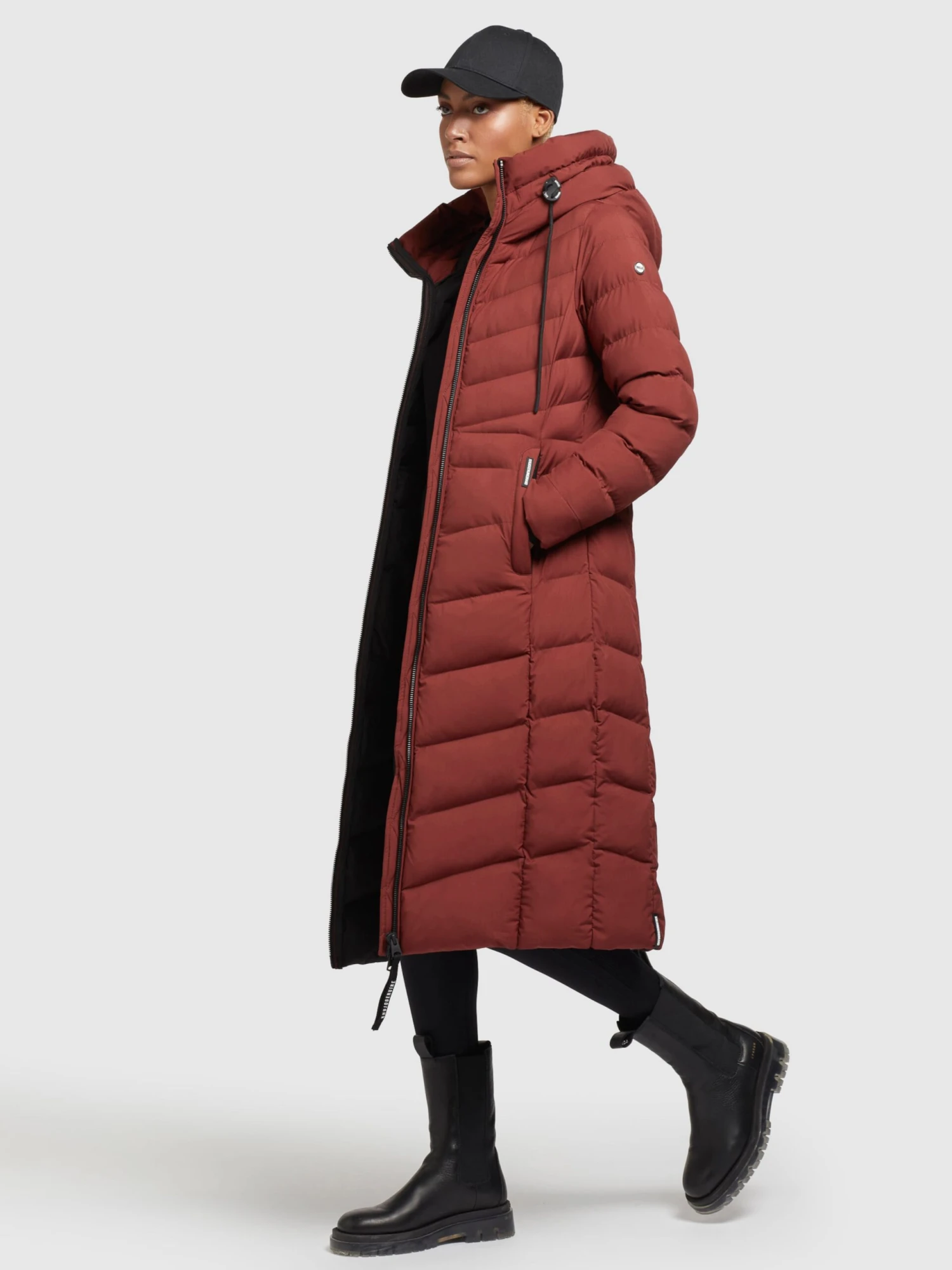 Khujo Manteaux Dhiver Manteau D’hiver Ingram Femme Rouge Rouille 7 Khujo Manteaux Dhiver Manteau D’hiver Ingram Femme Rouge Rouille – Image 5