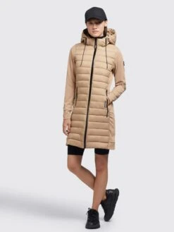 Khujo Manteaux Dhiver Manteau D’hiver RUTH MATT Femme Beige -Khujo Soldes Magasin a591c186df15bb1dd69d08c2f89a02f9