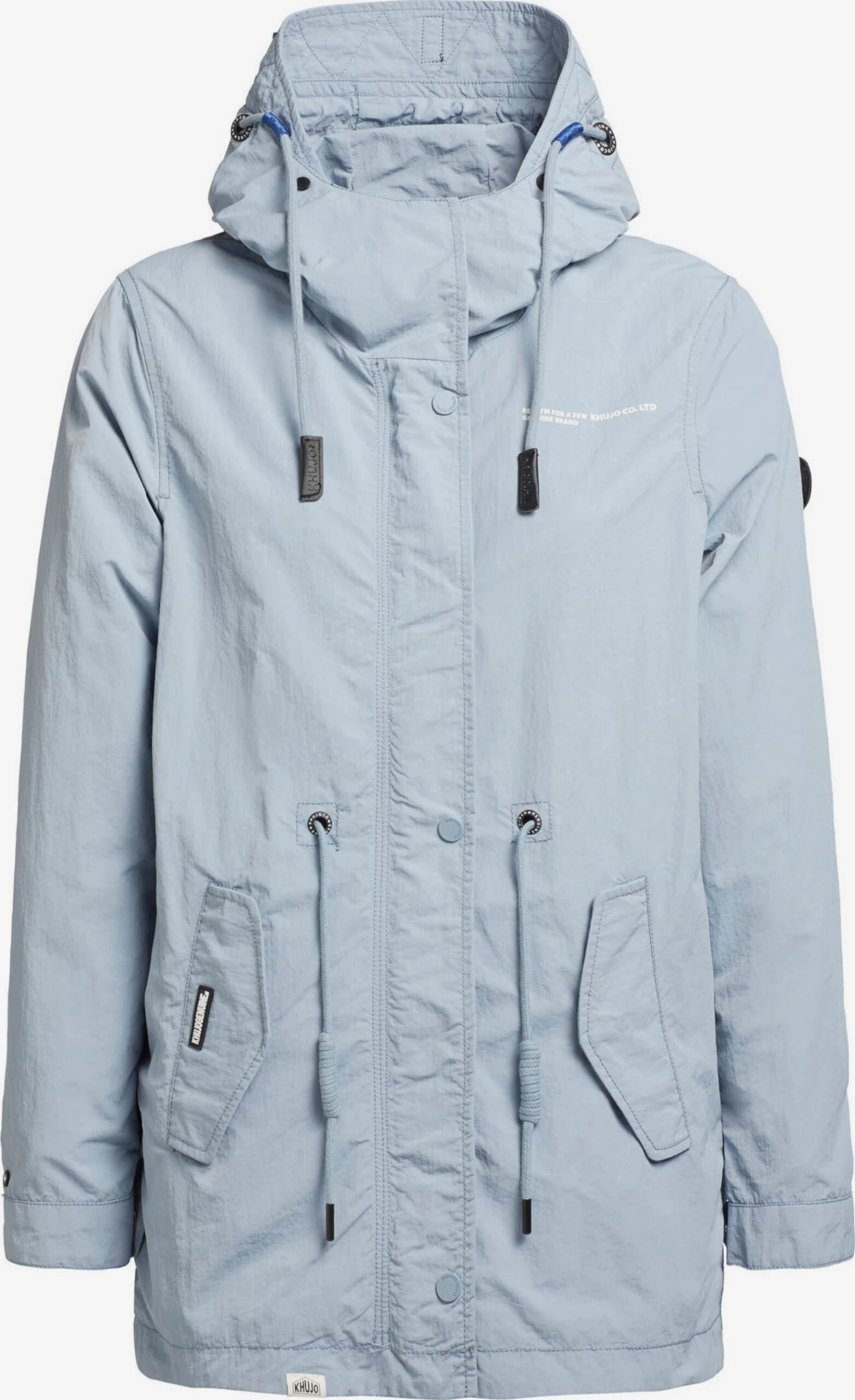 Khujo Vestes De Mi-saison Veste Mi-saison CAIMA Femme Bleu Clair 3 Khujo Vestes De Mi-saison Veste Mi-saison CAIMA Femme Bleu Clair