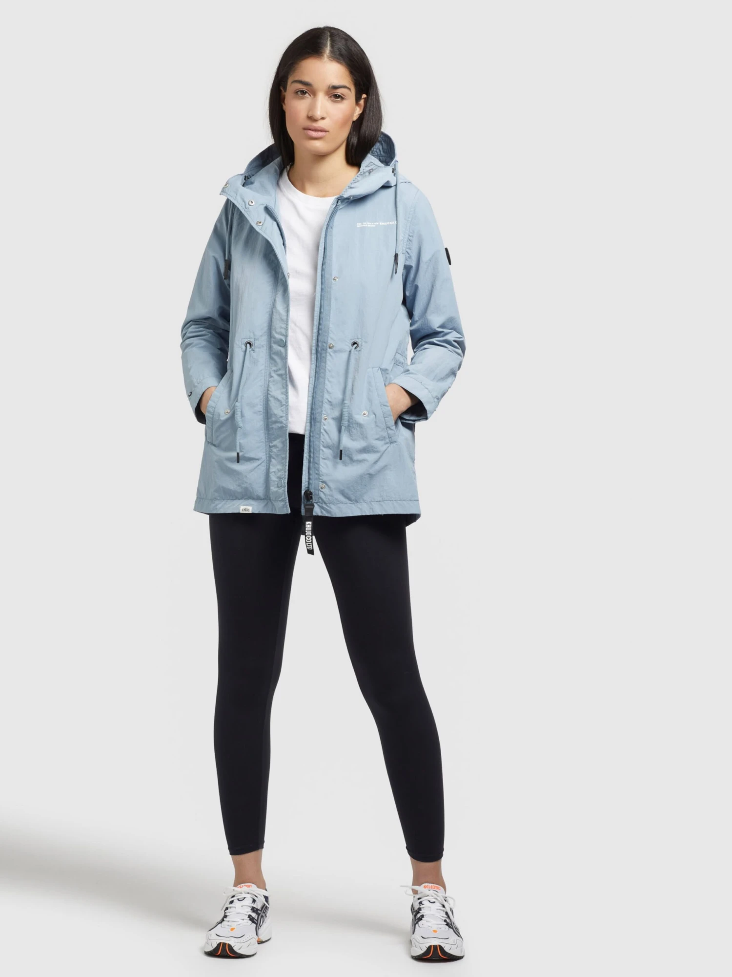 Khujo Vestes De Mi-saison Veste Mi-saison CAIMA Femme Bleu Clair 7 Khujo Vestes De Mi-saison Veste Mi-saison CAIMA Femme Bleu Clair – Image 5